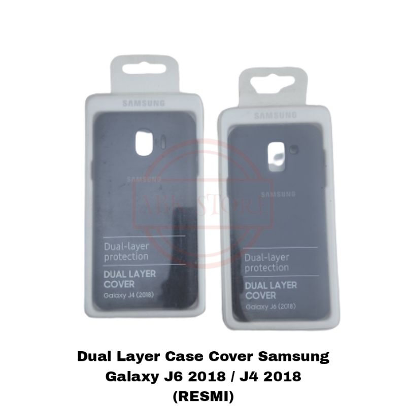 CASE COVER DUAL LAYER PROTECTION SAMSUNG GALAXY J6 / J4 2018 RESMI