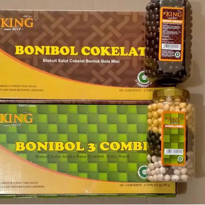 

12.12 Fasion sale Bonibol Cokelat d'King 1 Dus isi 4 Toples @250 gr murah