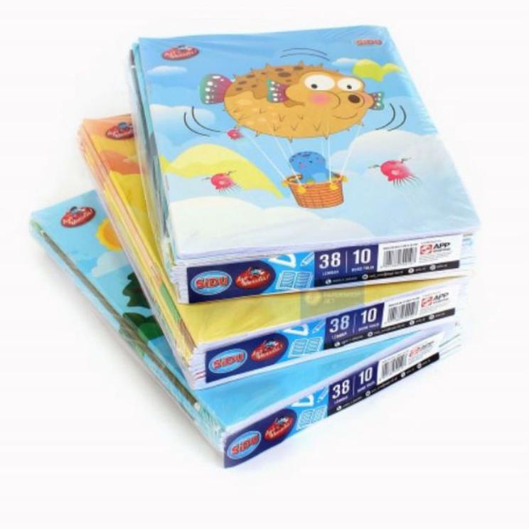 

Hot ン Buku tulis Sinar dunia 38 lembar ( 1pak/10buku )