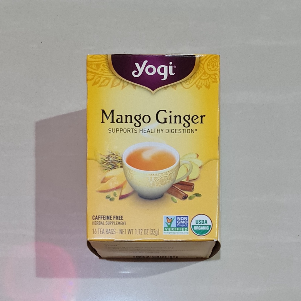 Yogi Tea Mango Ginger Supports Healthy Digestion 16 x 2 Gram