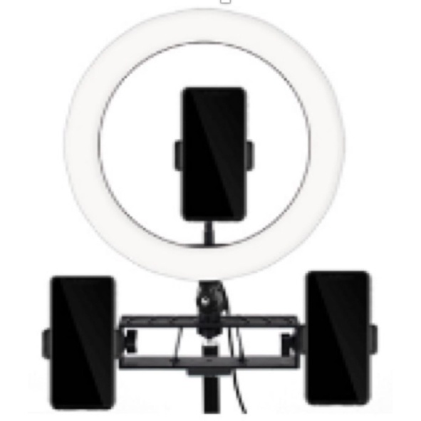 

Dijual Lampu Halo Ring Light LED Kamera 12W 8 Inch with 3xSmartphone Holder Murah