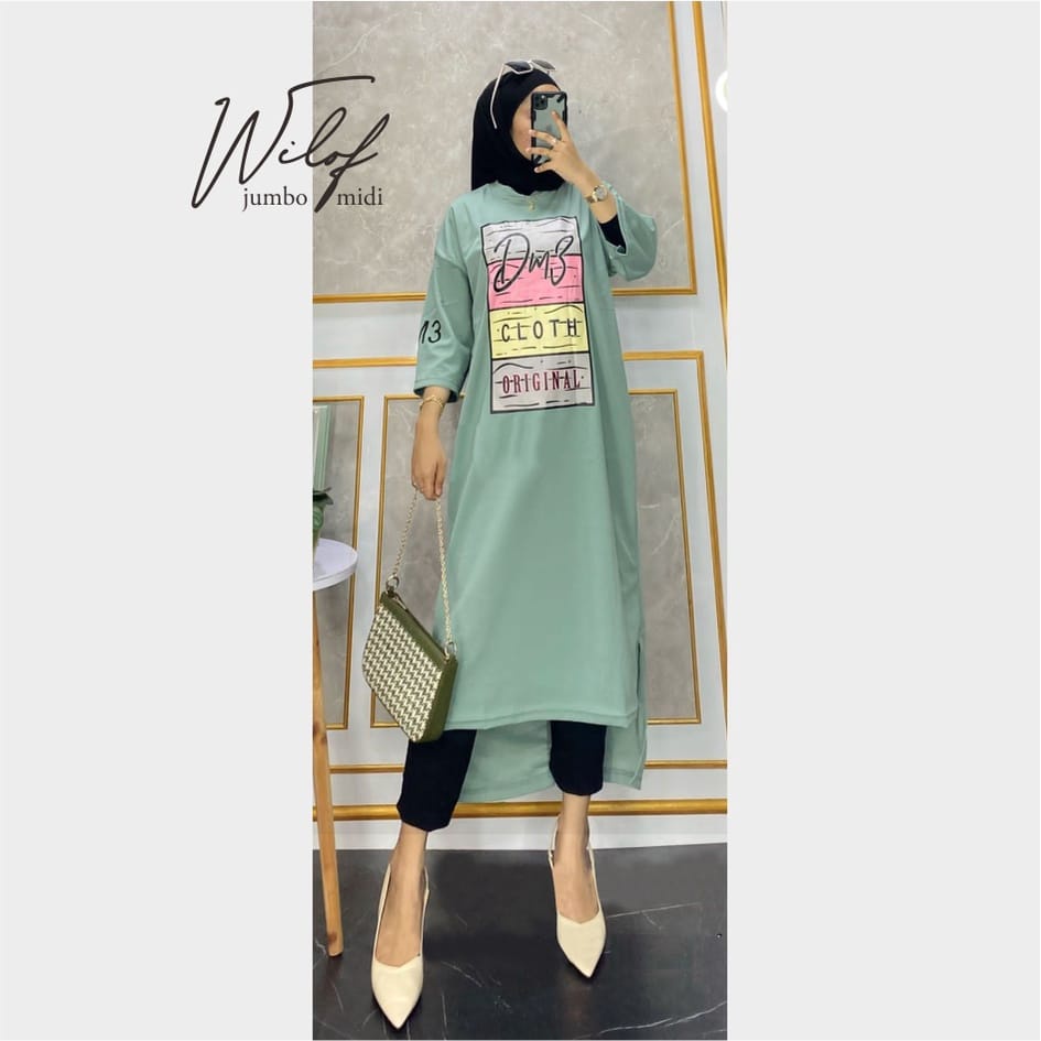 WILOF LONG TUNIK BO BAHAN KAOS KATUN COMBED 24s PREMUIM SIZE M L XL XXL PB 102 - 116 CM OUTFIT CASUAL WANITA FASHION TERBARU 2023 LONG TUNIK KOREAN STYLE WANITA MUSLIM KEKINIAN ATASAN WANITA CASUAL LENGAN PANJANG KAOS HITAM WANITA OVERSIZE