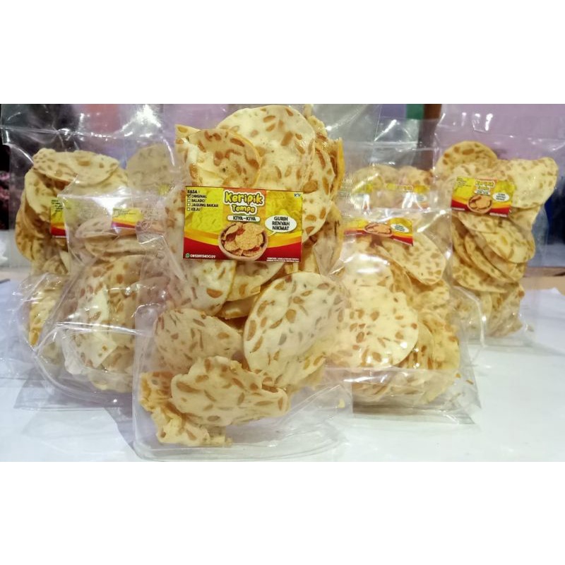 

Keripik Tempe Kiya-kiya Original ~Homemade~Dijamin Gurih isi 60gr