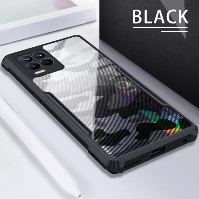 RZANTS REALME 8i / REALME 8 / 8 PRO COVER SOFT CASE BEETLE CAMO MILITARY SERIES ORIGINAL SOFTCASE- BLACK CAMO