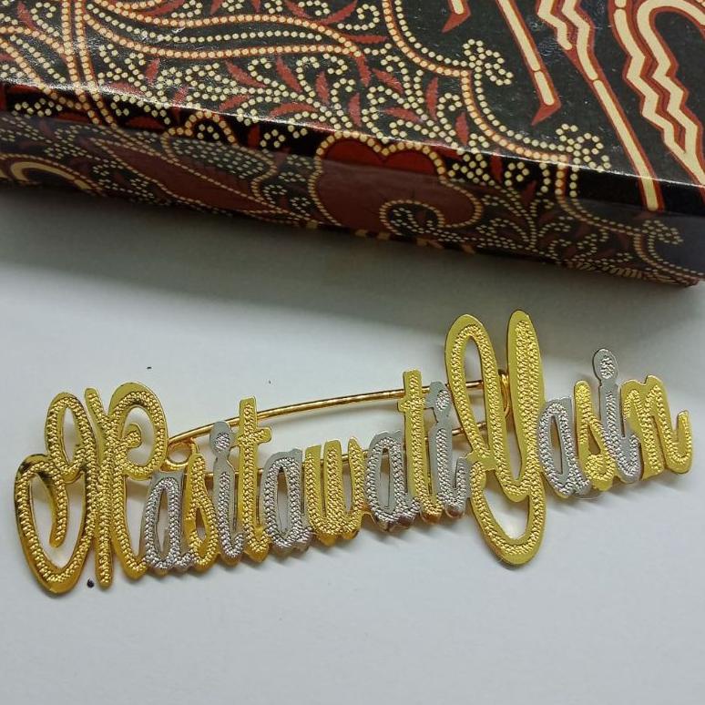 

New - Kalaug Nama Warna Gold !!