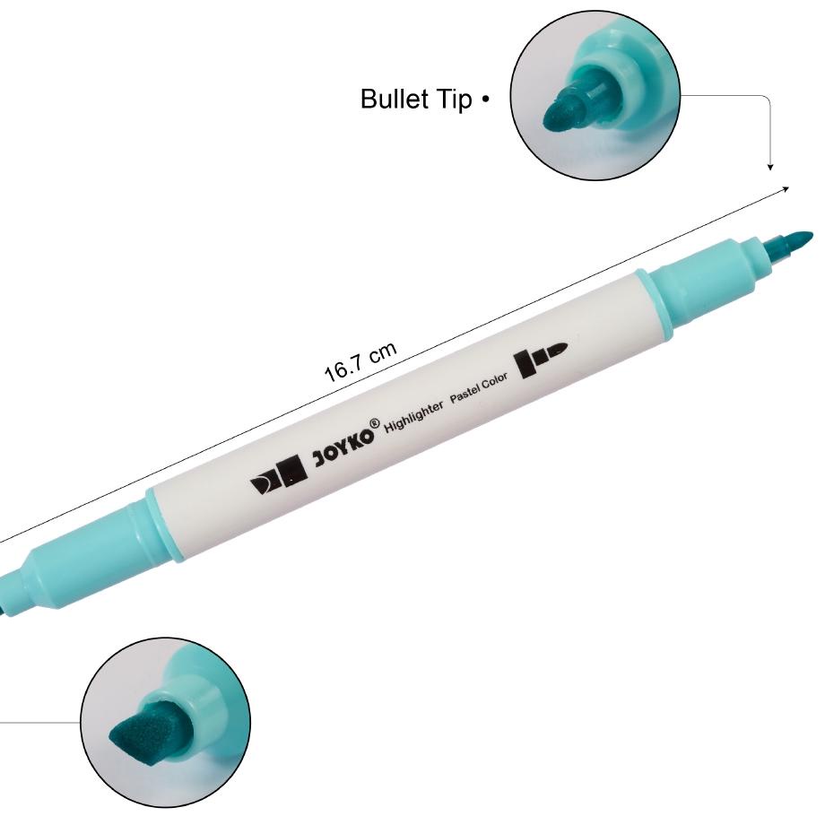 

オ Highlighter Penanda Joyko HL-55 1 Set 12 Pcs 12 Warna Hot Sale!!