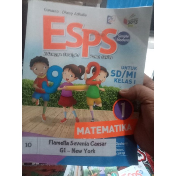 buku esps matematika kelas 1 SD
