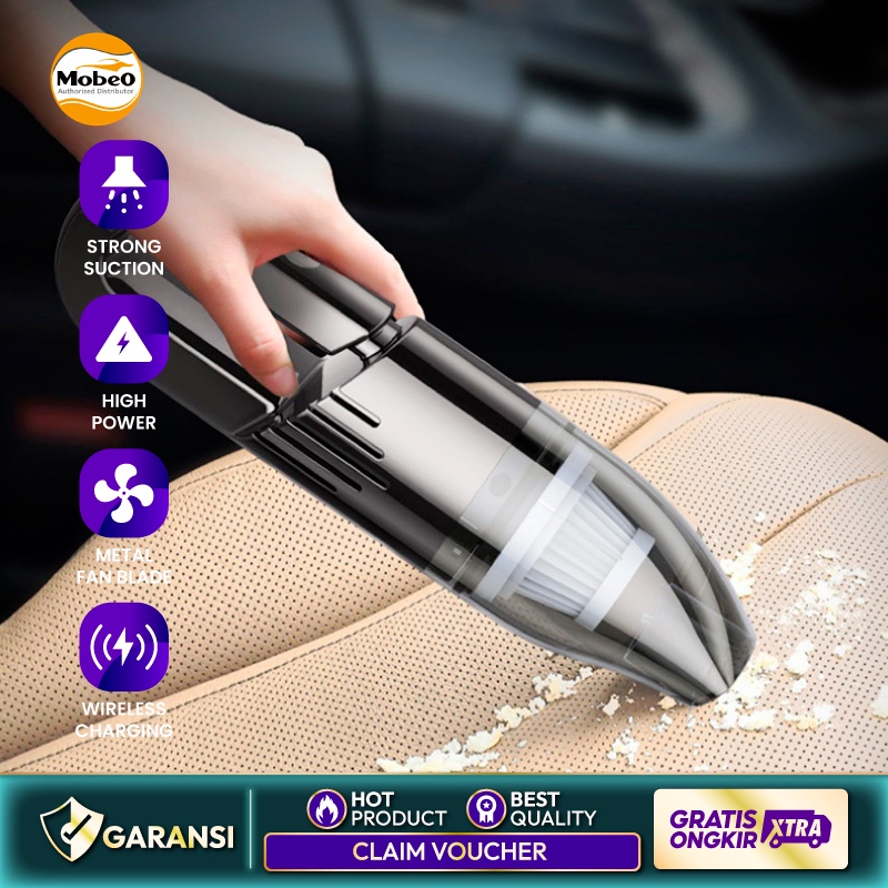 Mobeo Wireless Car Vacuum Cleaner Portable Penyedot Debu Mobil Vakum