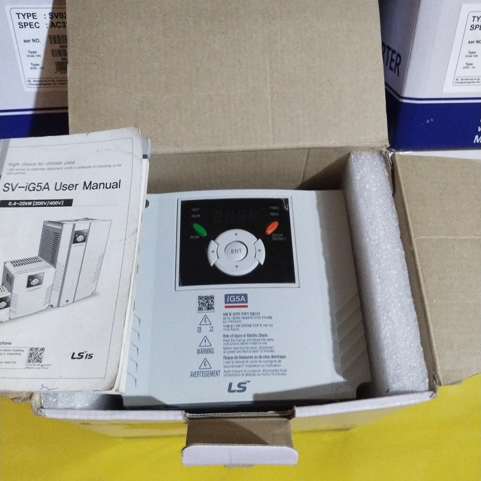 Penghemat Listrik Inverter Ls Ig5A Type Sv022Ig5A -4 Input 380 Vac New Original