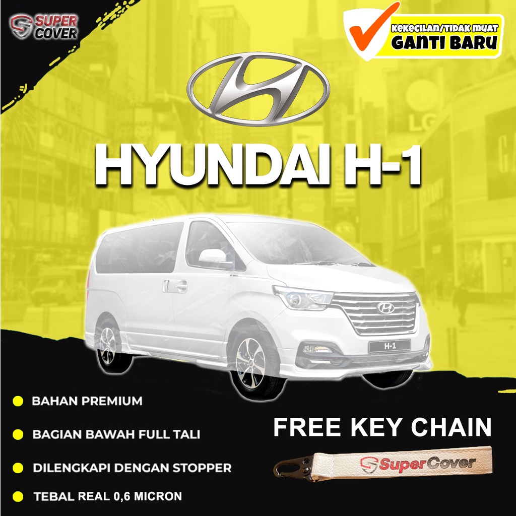 Sarung Mobil Plastik HYUNDAI H-1 Anti Air Cover Body Waterproof Penutup pelindung Selimut