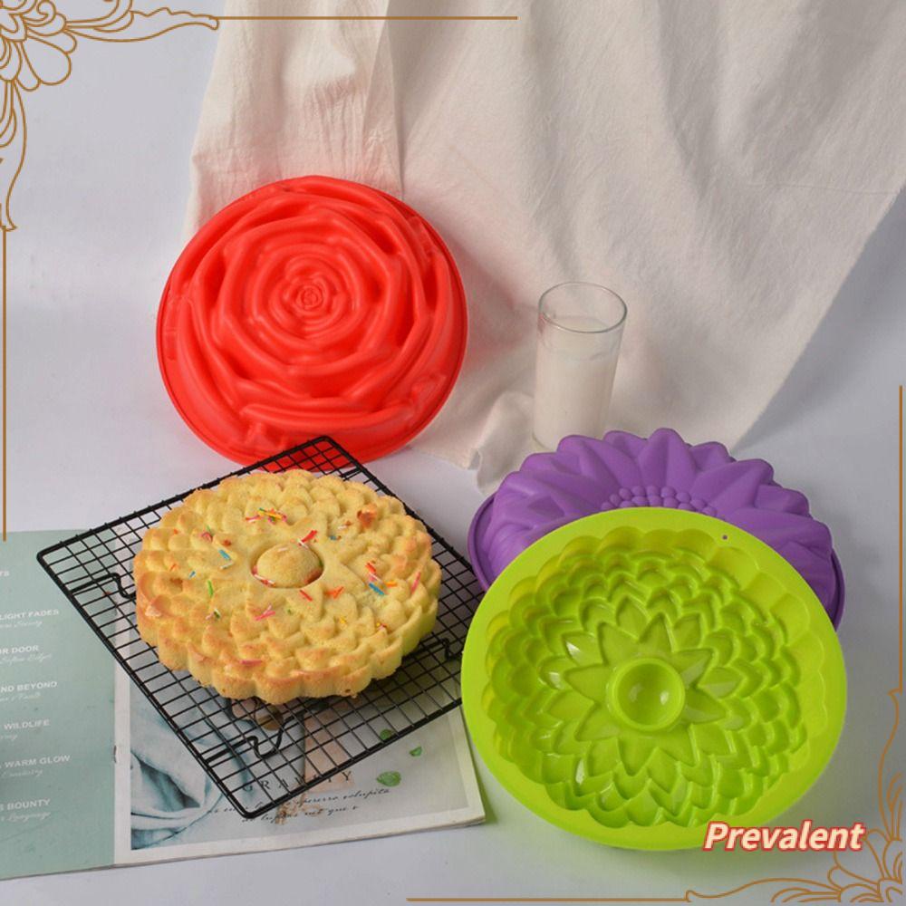 Preva 3D Bulat Bunga Baking Alat Dekorasi Kue Jelly Dome Mousse Molds