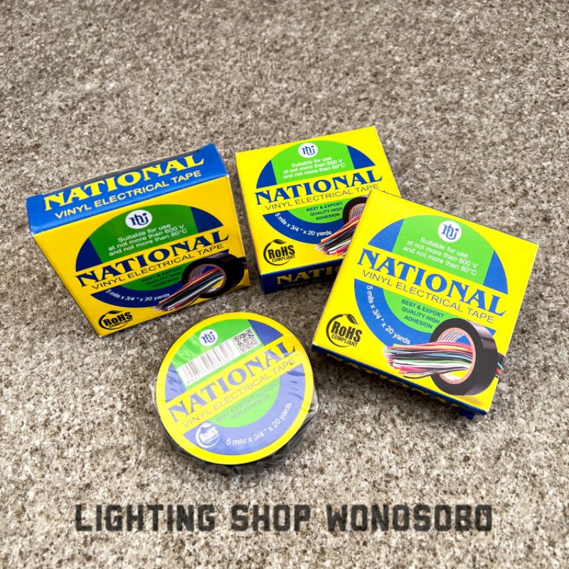

SOLASI LISTRIK NATIONAL 3/4 20yards VINYL ELECTRIC
