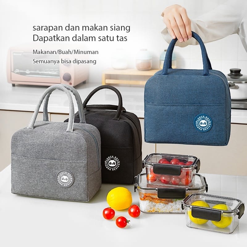 TAS BEKAL LUNCH COOLER BAG TAS BEKAL ANTI AIR DAN SERBAGUNA