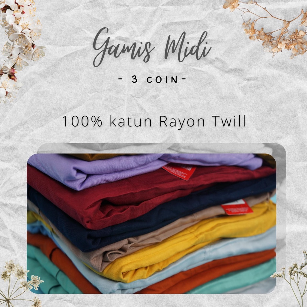 Gamis Midi 3 coins