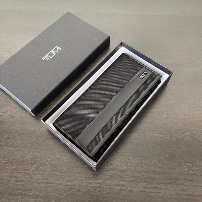 dompet tumi alpha breast pocket wallet dompet panjang lipat mirror branded p1shoes