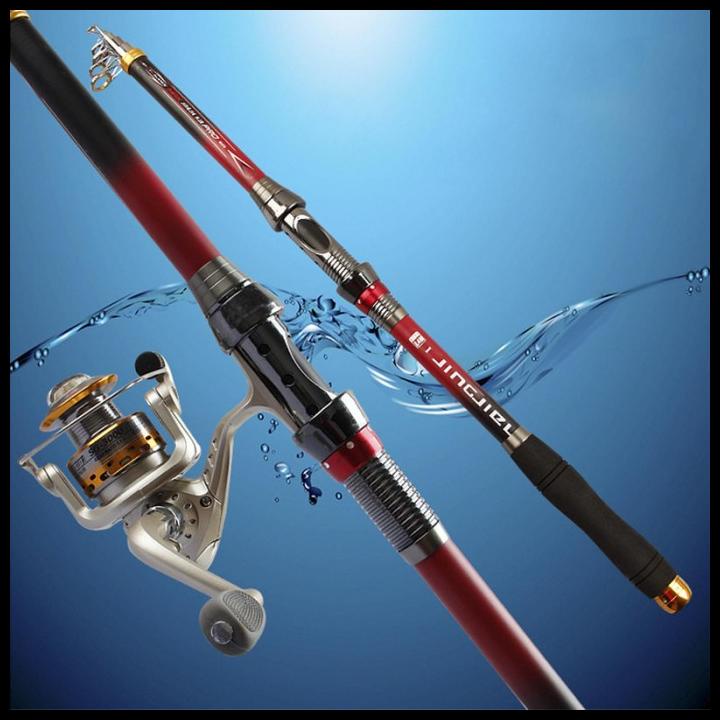 Yuelong Joran Pancing Carbon Fiber Sea Fishing Rod 2.7M/6 - 270