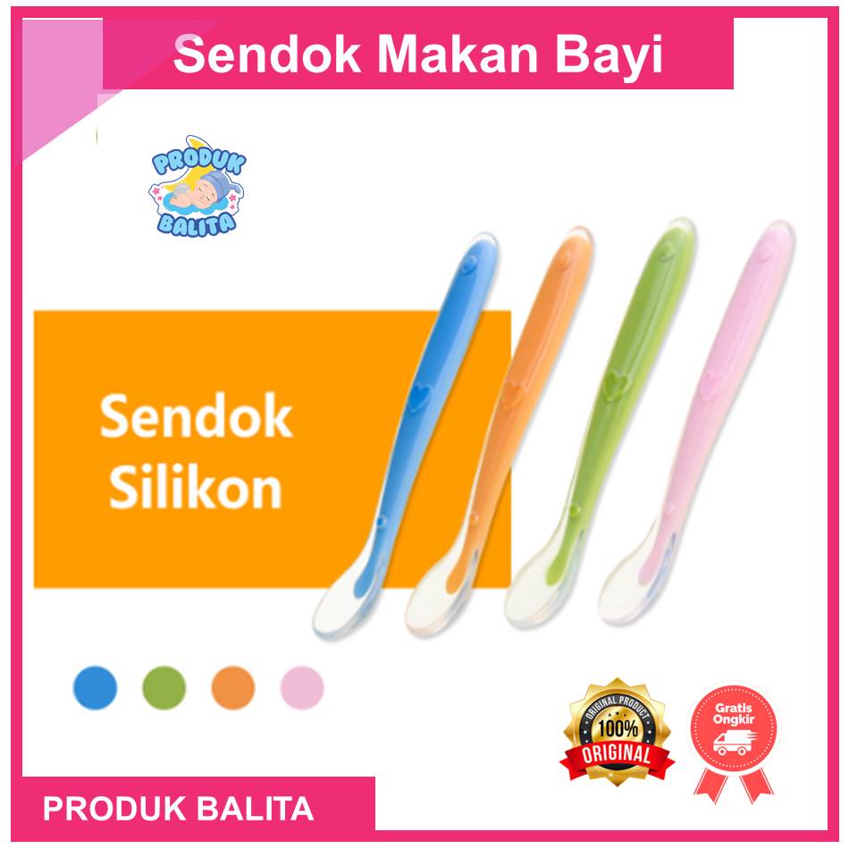 Sendok Makan Bayi Sendok Silikon Bayi Murah