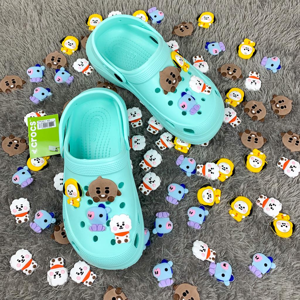 Aksesoris Jibbitz Charm Kartun Gesper Sepatu Sandal Pin Charms Motif Mainan Lucu Aksesoris Jibbitz