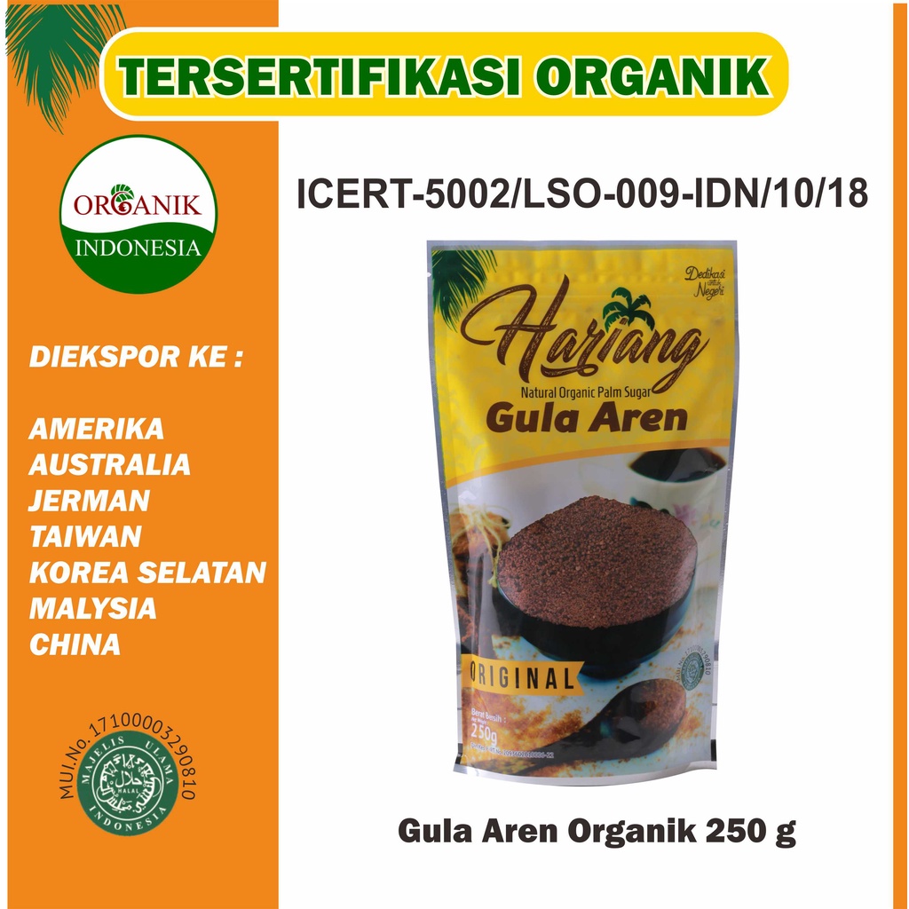 

Gula aren organic 100% gula aren organik 250grm