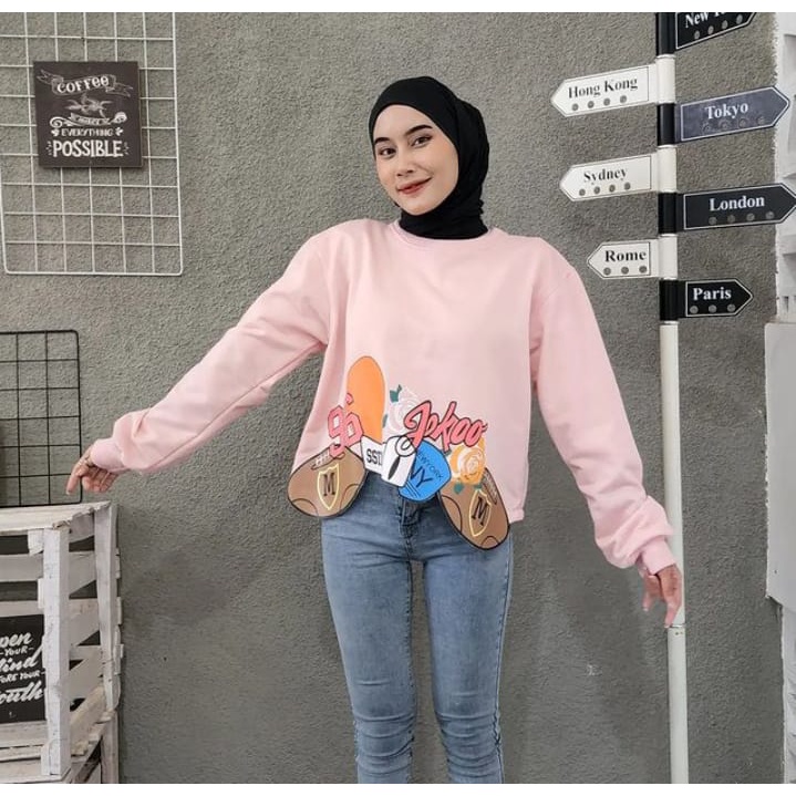 Sweater Wanita Berkualitas - 96 M rugby croope