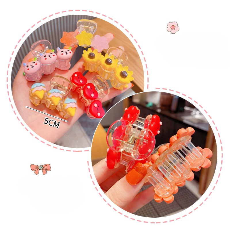 Jepit Rambut Anak Karakter Lucu Fashion Korea Anak Perempuan / Hair Clips Girl / Jepitan Karakter Panjang