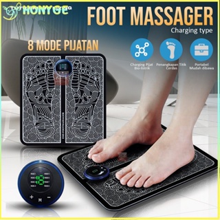 Alat Pijat Kaki Akupuntur | EMS Foot Massager Pad ElektrIK，Listrik Ems Pijat Kaki Tikar Pulse Akupunktur Pengisian Meningkatkan Sirkulasi Darah Meredakan Sakit