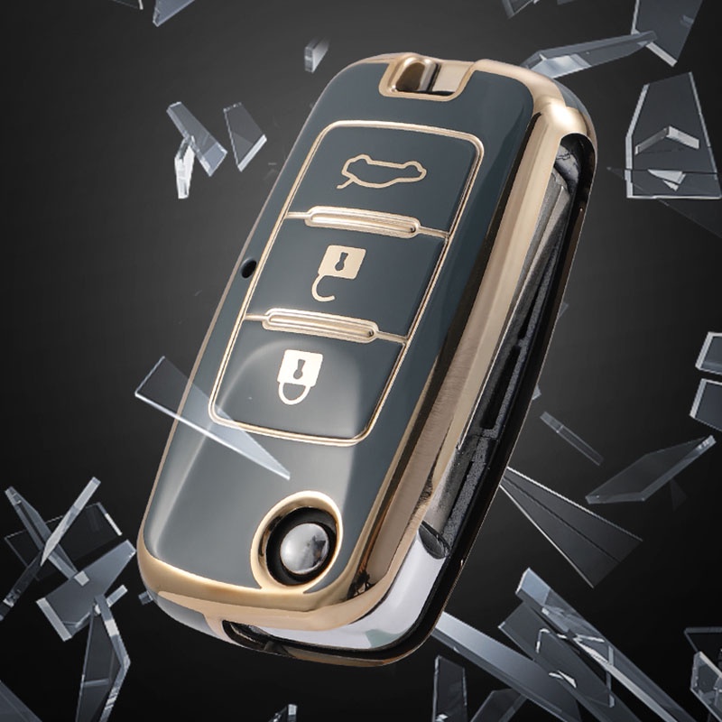 Casing Kunci Flip Mobil Case Cover Shell Fob Untuk Dongfeng Populer Forthing SX6 X6 M3M5 M5LM3L Aksesoris