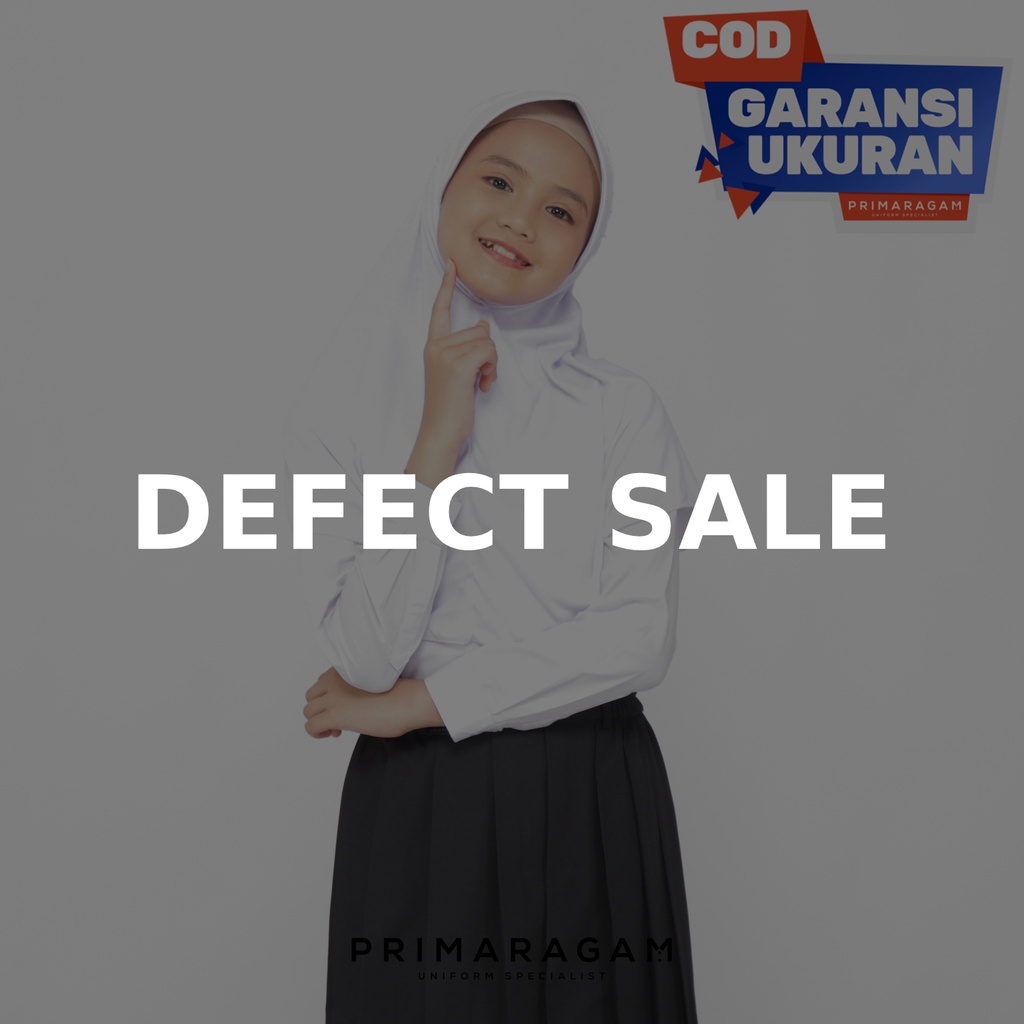 OBRAL BARANG CACAT Kemeja sd baju sekolah sd seragam sd baju seragam sekolah sd putih lengan panjang polos ssd-029