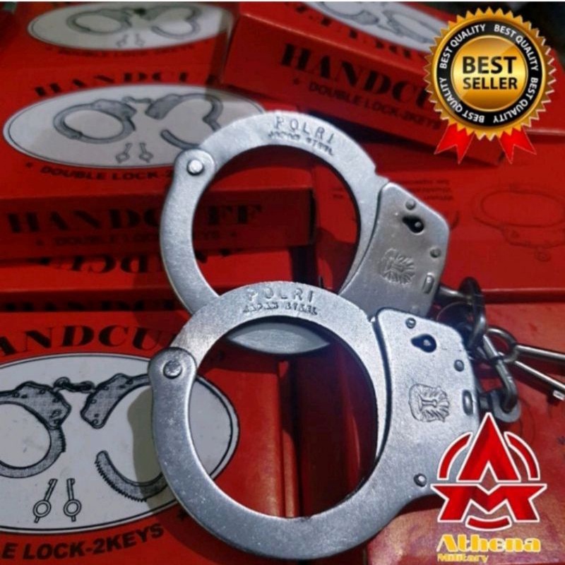 Borgol Tangan Merah | Handcuff | Borgol Security | Borgol Polisi