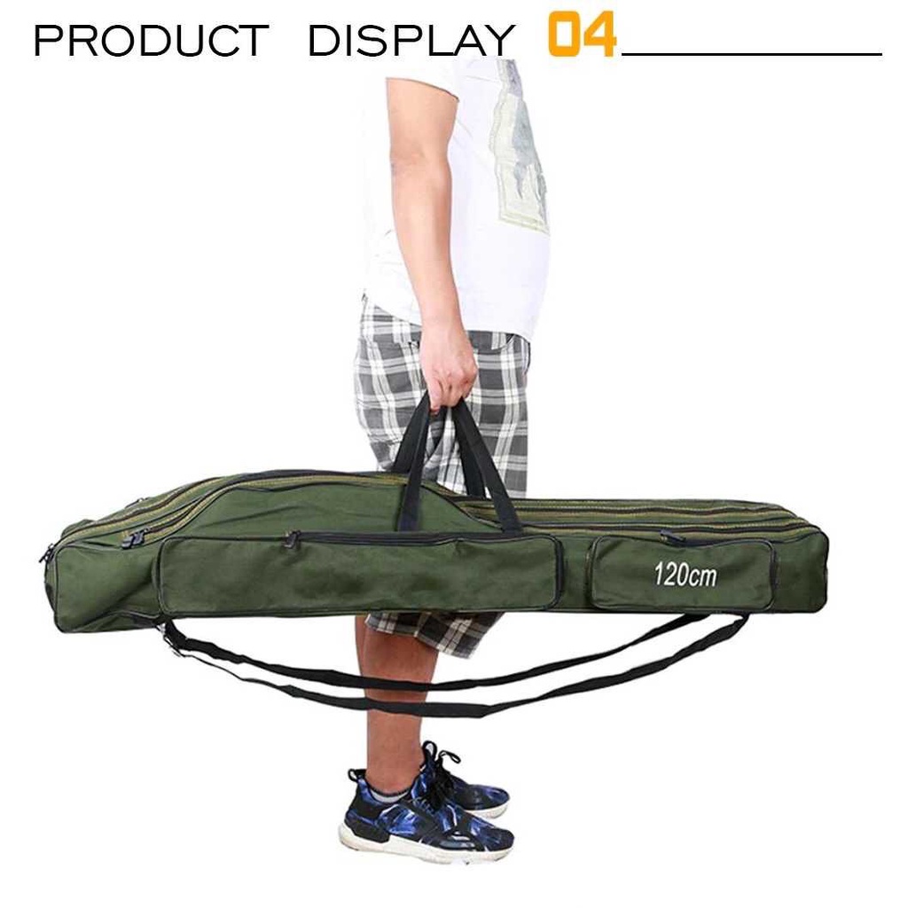 GHOTDA TAS PANCING 3 LAYER TAS MANCING JORAN LIPAT 3 LAYER 120CM FISHNG BAG