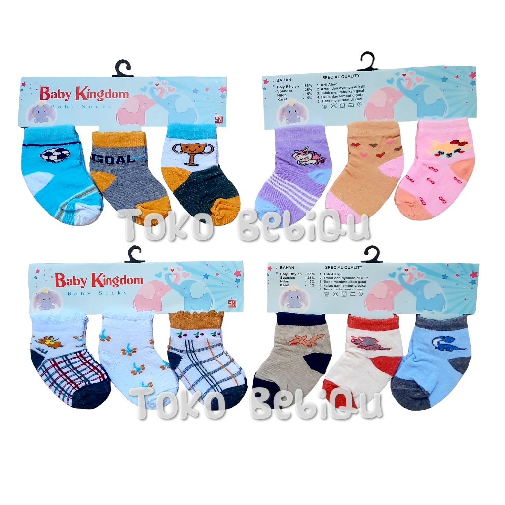 SNI BABY KINGDOM Kaos Kaki Bayi Isi 3