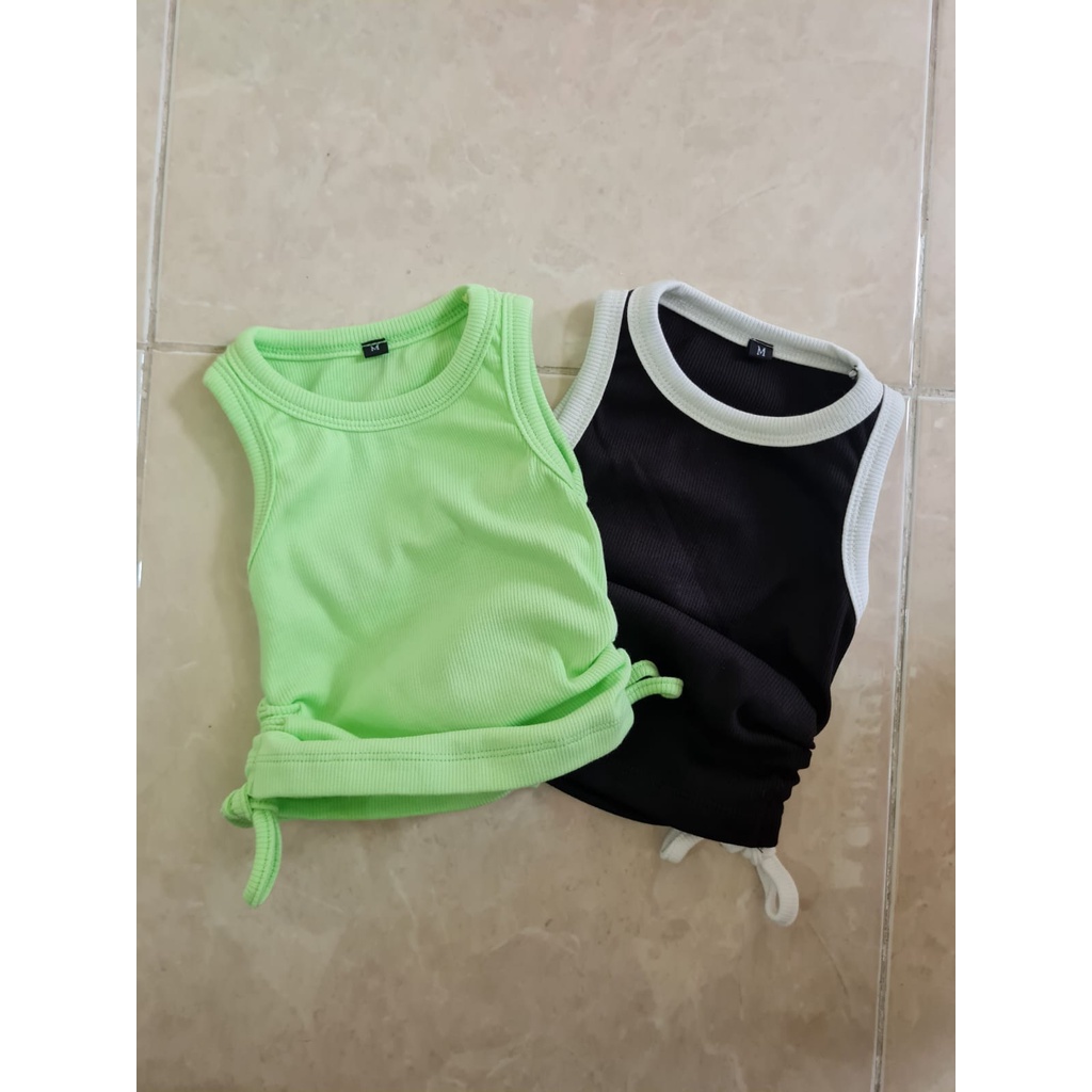 Crop Top Anak Tank Top Anak Perempuan Cewek / CANDICE CROP TOP