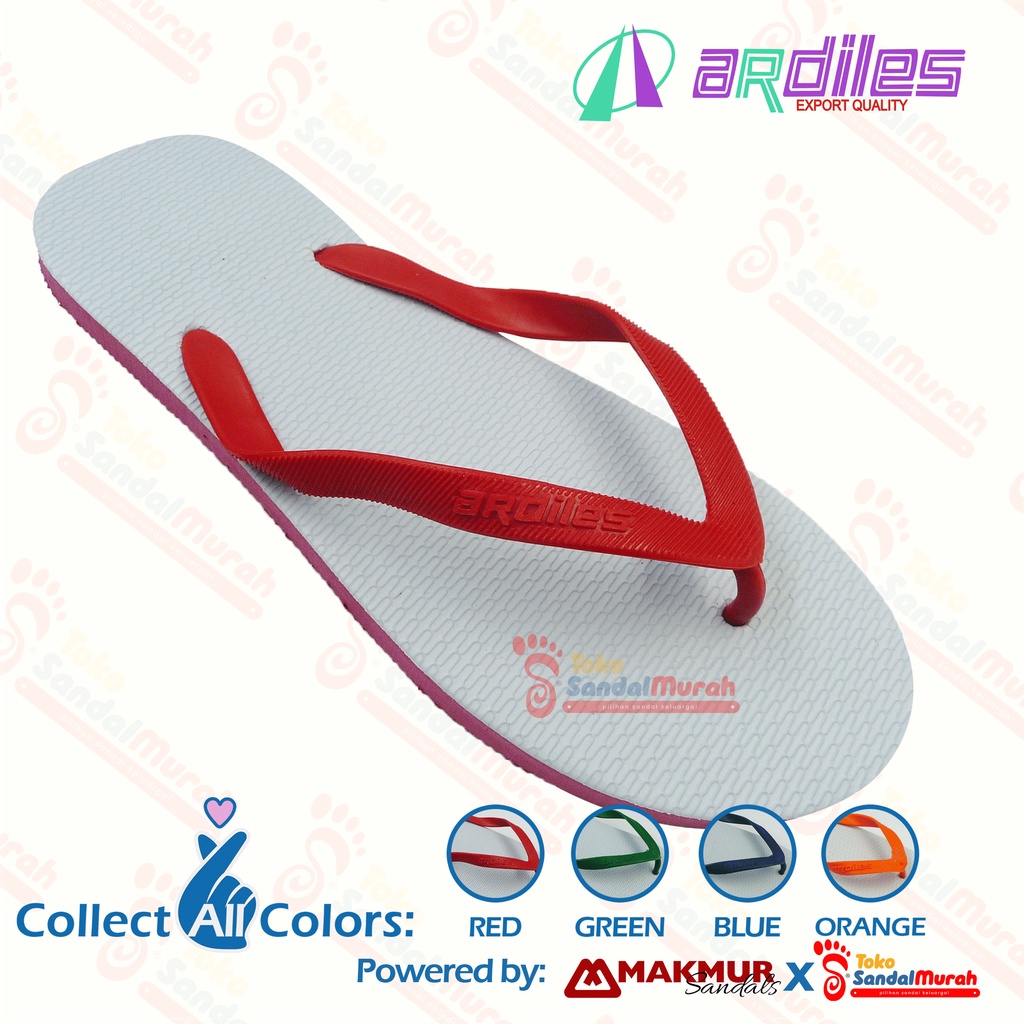 Toko Sendal Murah - Sandal Jepit Ardiles Model Klasik / Sandal Jepit Ardiles Uk 6 - 12 / Sandal Jepit Tali Warna - Warni / Sandal Jepit Nyaman Murah [Toko Sendal Murah M 05 Ardiles Lapis]