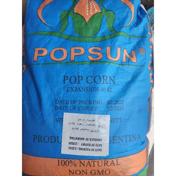 Jagung popcorn (Argentina) 1kg - Biji jagung Popcorn 1kg Super