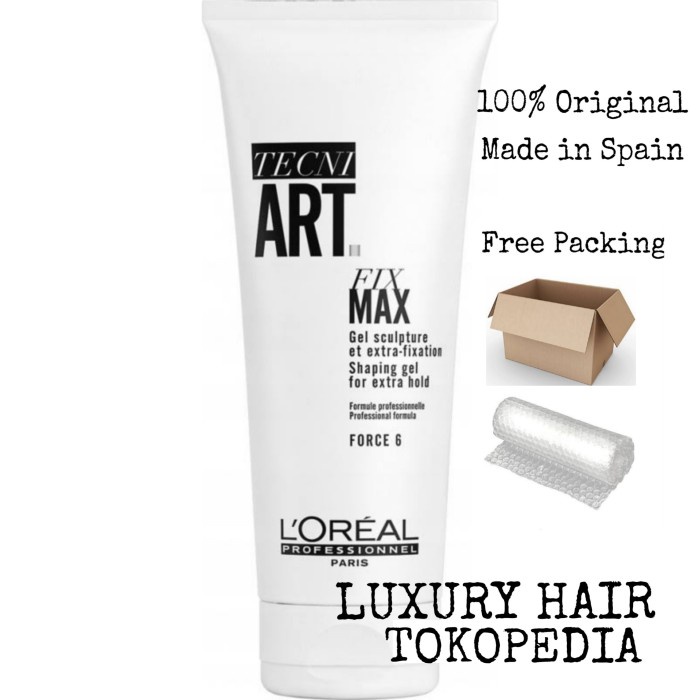 LOREAL TECNI ART FIX MAX SHAPING GEL RAMBUT 200 ML