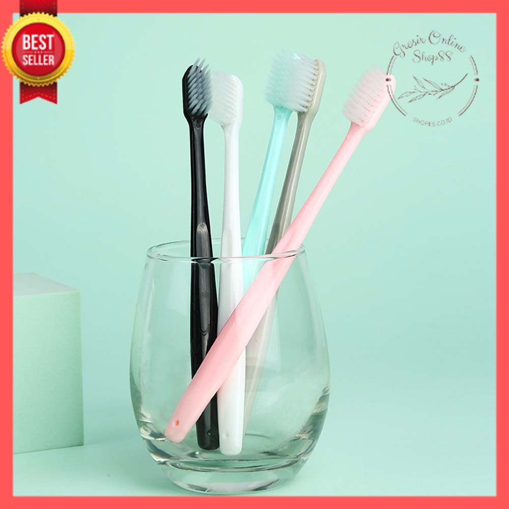 GOS -I102- 1Pcs Sikat Gigi Dewasa - Toothbrush Double Care - Sikat Gigi Lembut