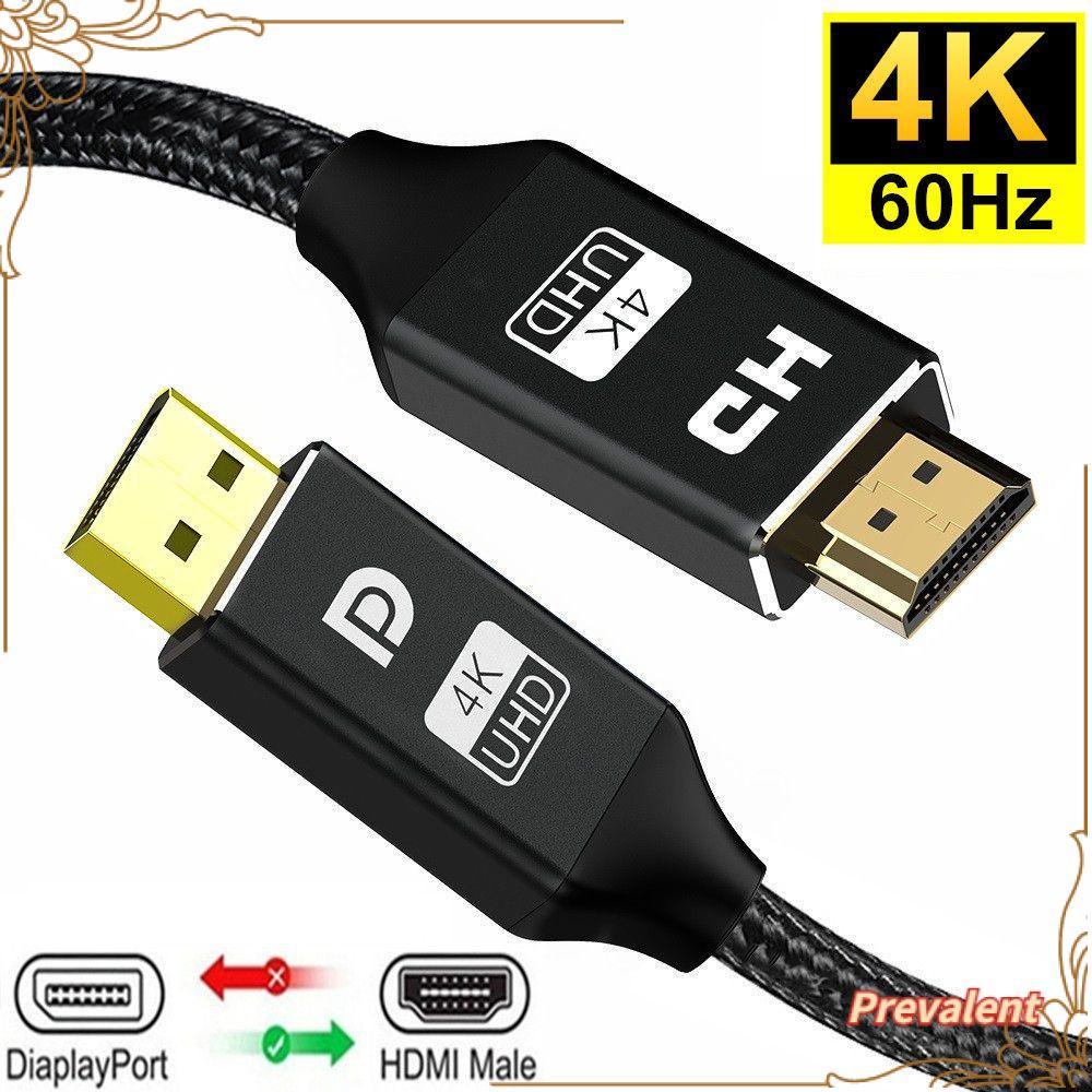 Preva DP to HDMI Cable Splitter Line Male to Male Converter Cord Adapter