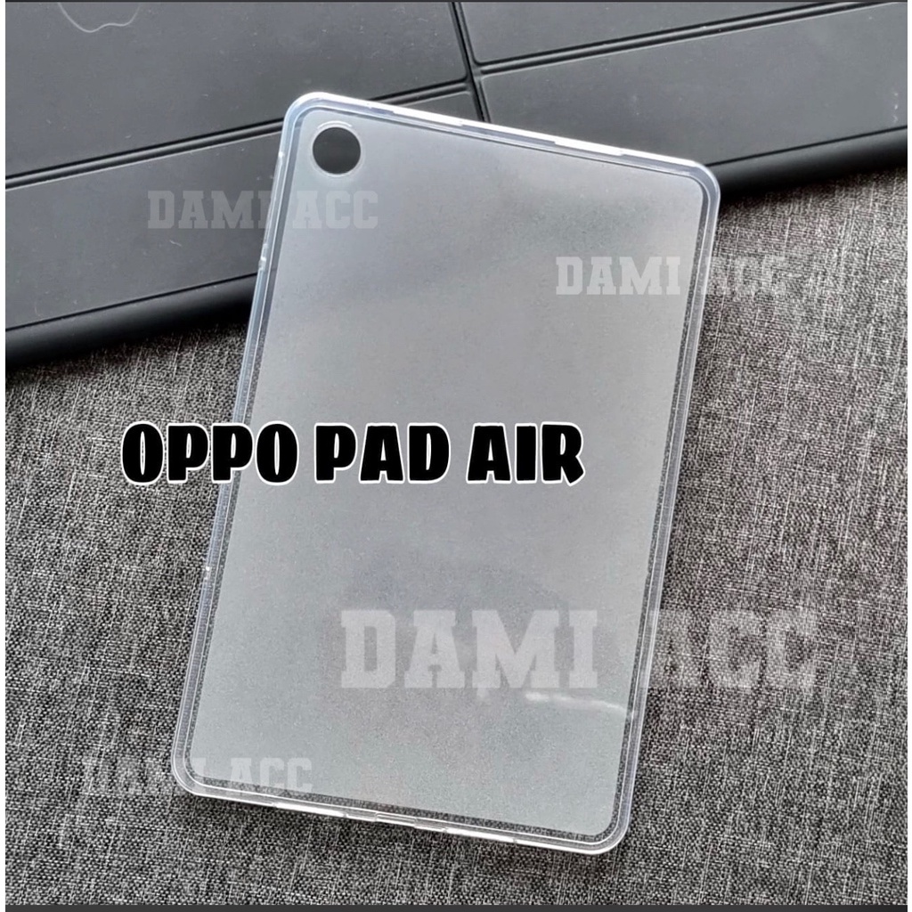 oppo pad air jelly case tab silikon bening