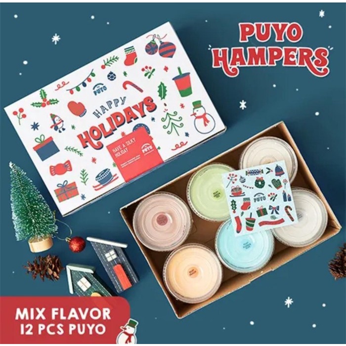 

Dessert Box Pudding Hampers Premium Free Kartu Ucapan