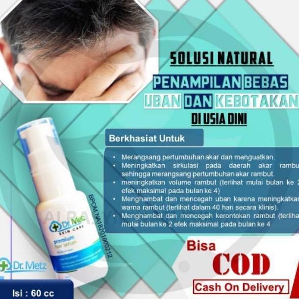Dr Metz Premium Hair Serum Penumbuh Rambut Botak Rontok Rusak Dan Uban