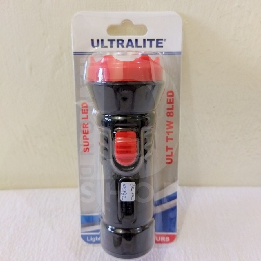 Ultralite SENTER Tangan T1W 8 Led + Emergency Darurat Serbaguna