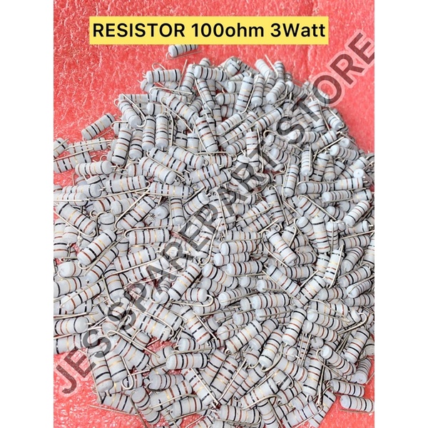 RESISTOR 100ohm 3Watt