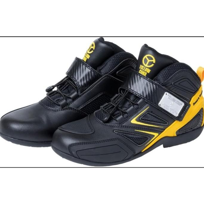 Yellow Corn YS-001 Yellow Sepatu Bikers Touring Shoes Ori Japan
