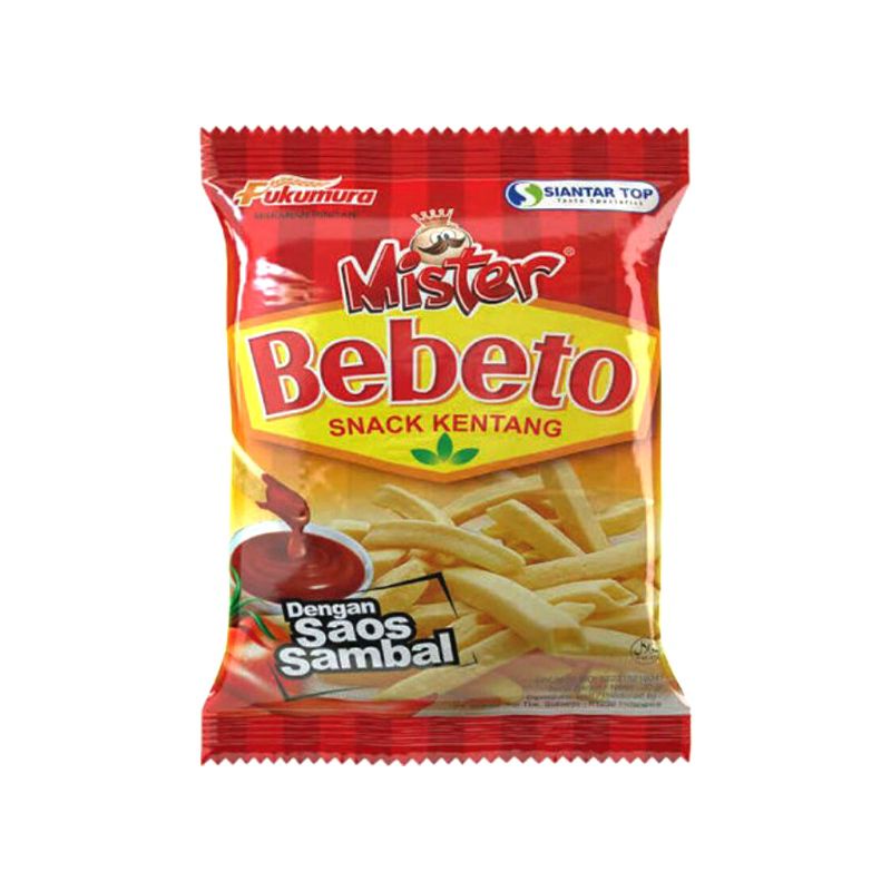 

Mister Bebeto Snack Kentang - Netto 8gr x 10pcs