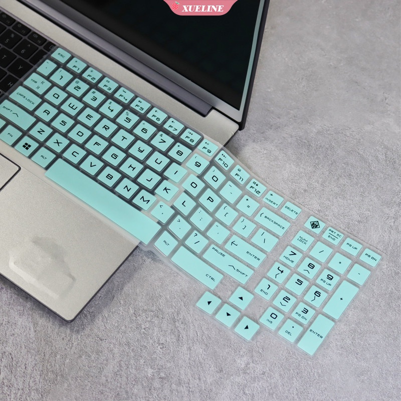 Untuk HP 15-ce001TX PRC 15-ce509TX Keyboard Film Dark Shadow Pro Laptop Silikon Masker Debu [ZXL]