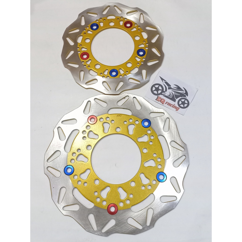 Piringan cakram 1 SET Vixion depan belakang model standar