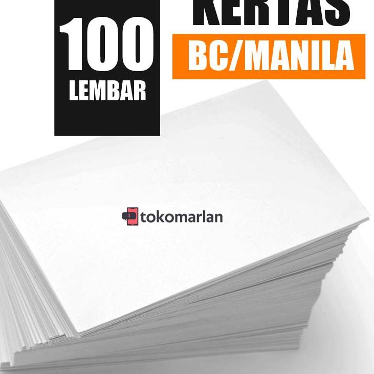

ヤ Kertas BC Brief Card 160gsm Pack 100 Lembar F4 A4 untuk Undangan Kartu Nama Sertifikat Poster Special