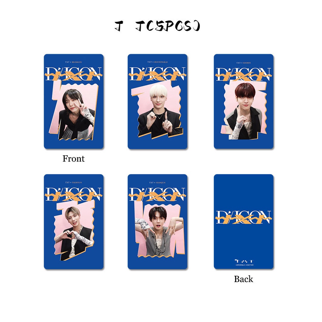 Enhypen TXT TWICE NCT SEVENTEEN D/ICON Album Lomo Card Kpop Photocards Postcards Series In Stock New Arrival LY