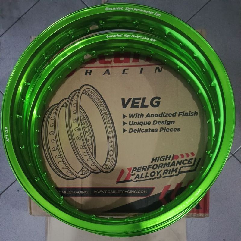 VELG SCARLET SET 185 + 215 RING 17 WR SHAPE