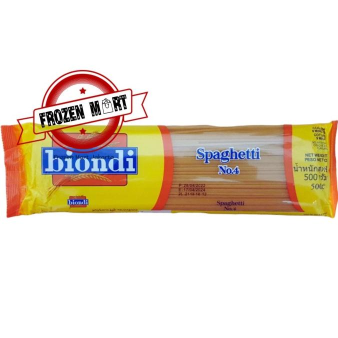 

BIONDI Spaghetti No.04 / Pasta Instant Spageti 500Gr